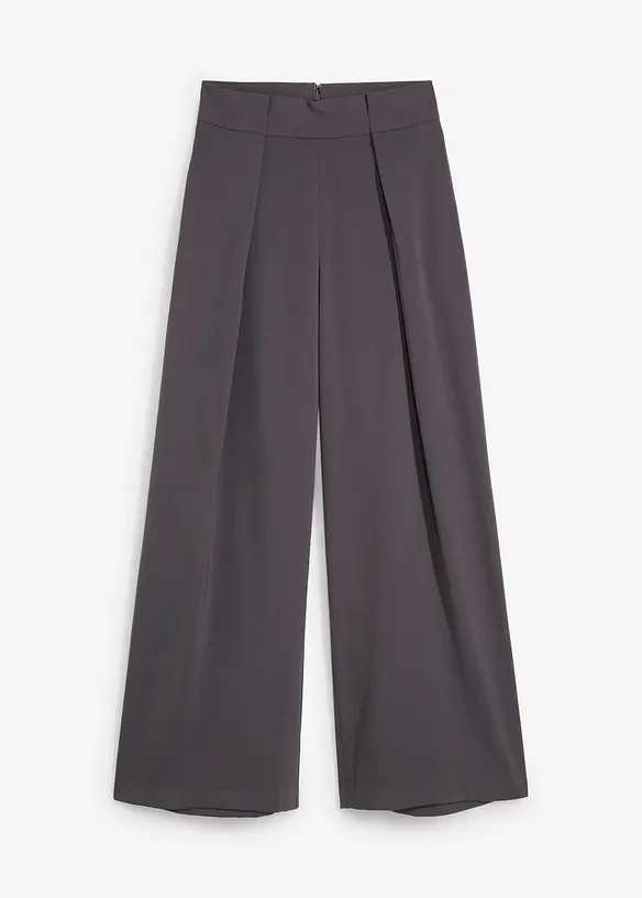 Pantalon évasé à pinces, bonprix