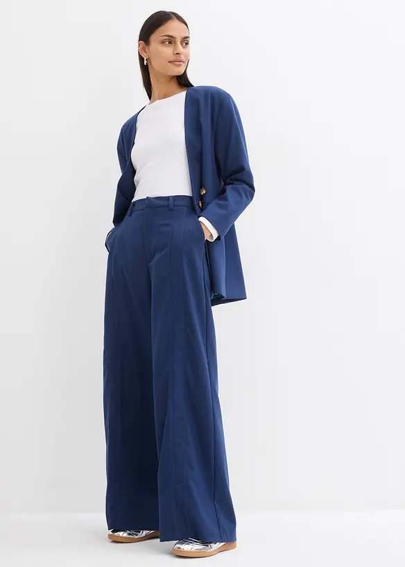 Pantalon ample à taille haute, bonprix