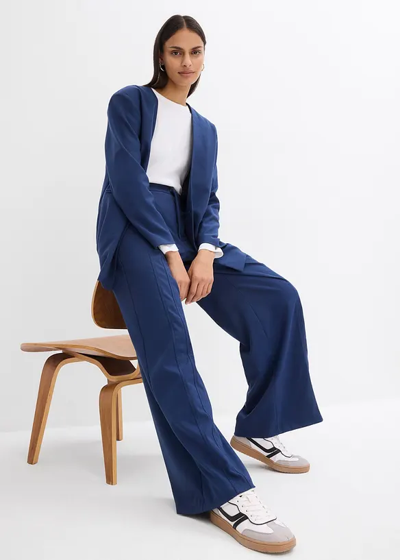 Pantalon ample à taille haute, bonprix