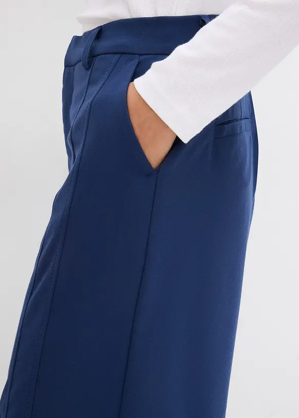 Pantalon ample à taille haute, bonprix