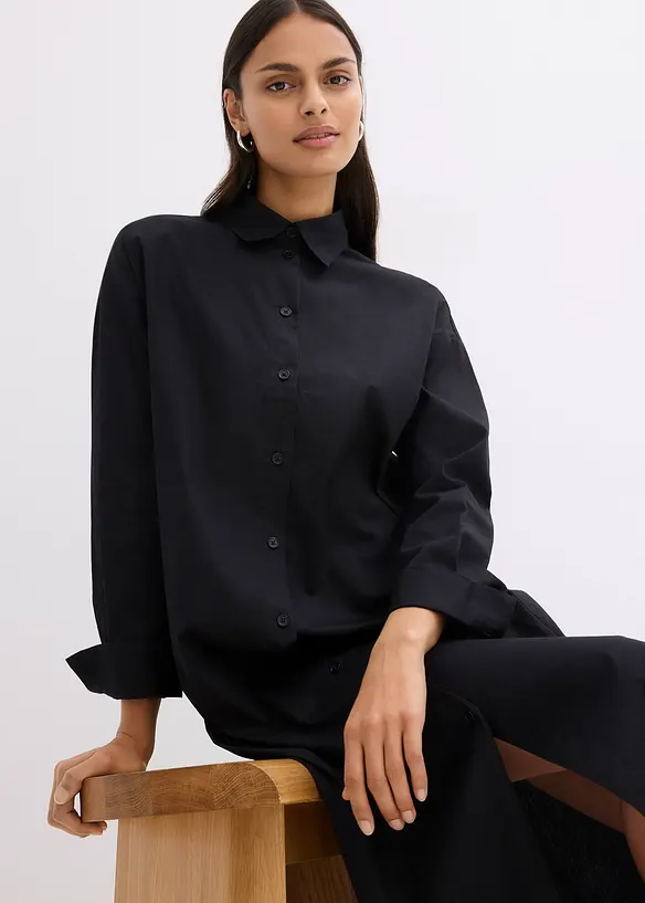 Robe-chemise 100% coton, bonprix