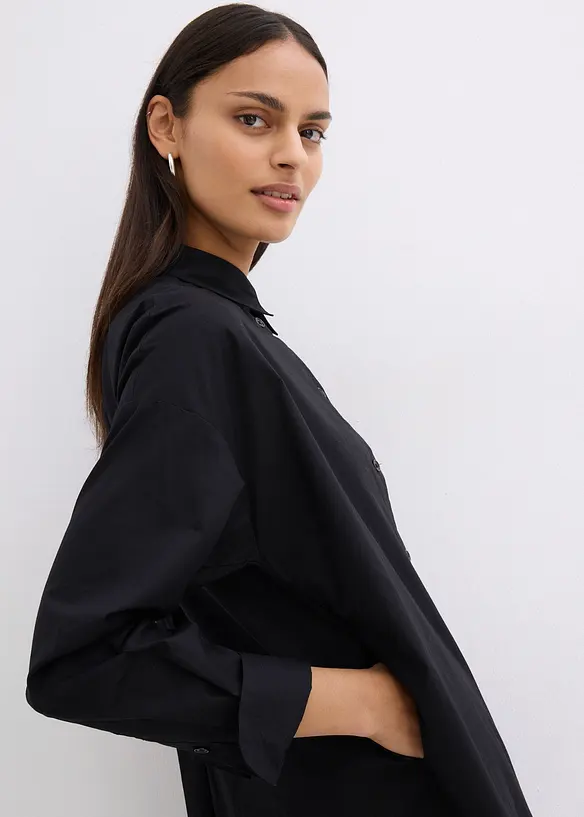 Robe-chemise 100% coton, bonprix