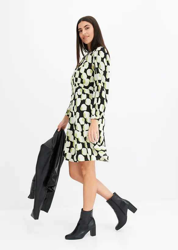 Robe en crêpe léger, bonprix