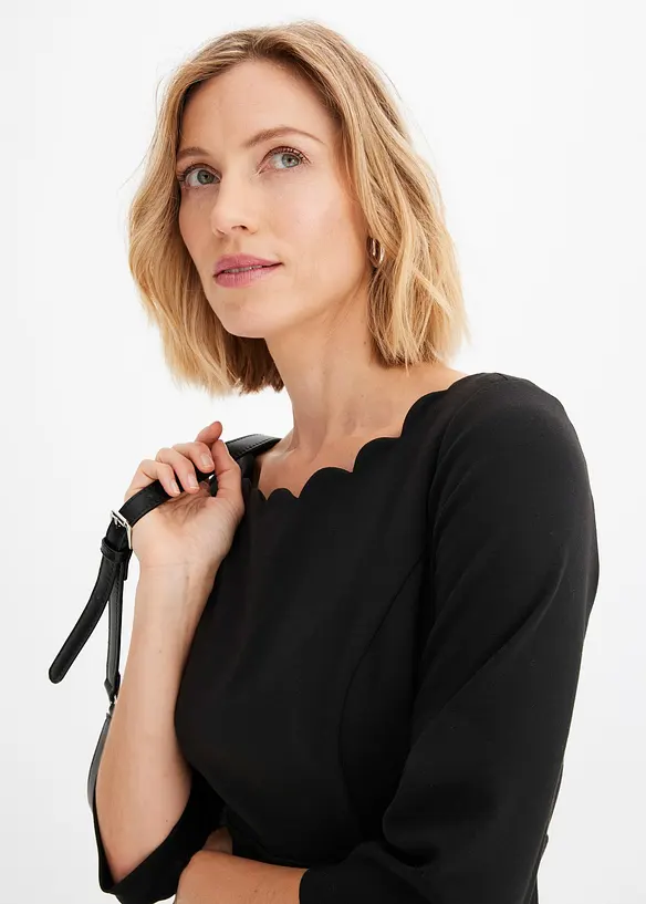 Robe fourreau en jersey milano, bonprix