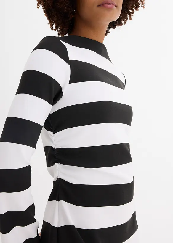 Robe en jersey à col montant, bonprix