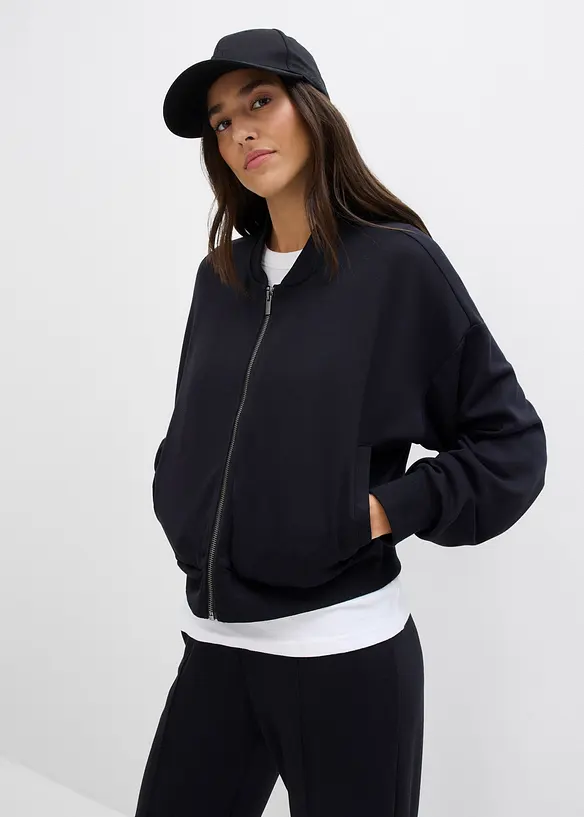 Blouson doux en sweat avec viscose, bonprix