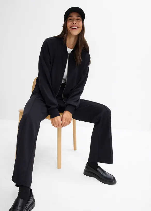 Blouson doux en sweat avec viscose, bonprix