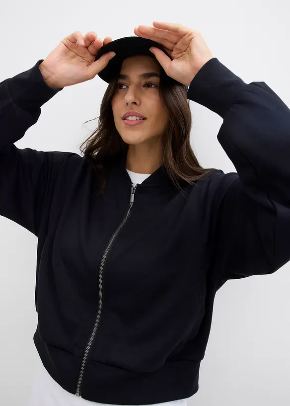 Blouson doux en sweat avec viscose, bonprix