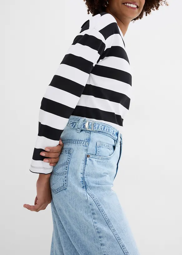 Jean Balloon taille mi-haute, bonprix