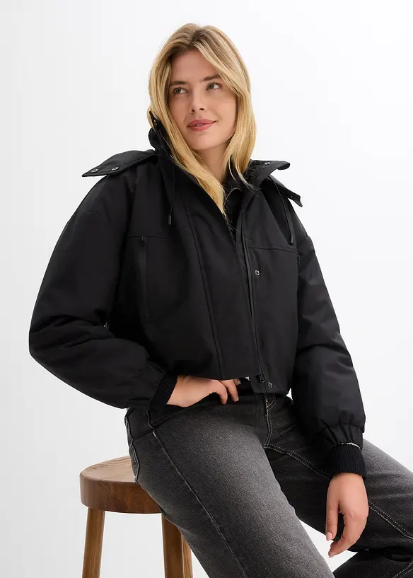 Veste outdoor raccourcie déperlante, bonprix