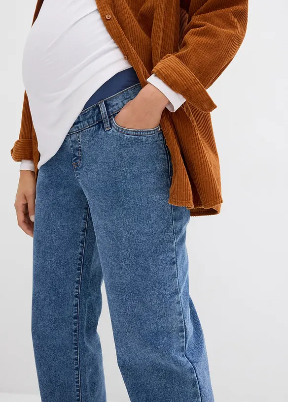 Jean de grossesse en coton, Loose Fit, bonprix