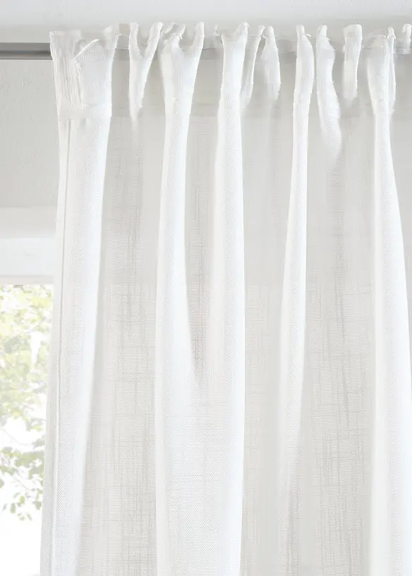 Rideau à imprimé floral (1 pce), bonprix