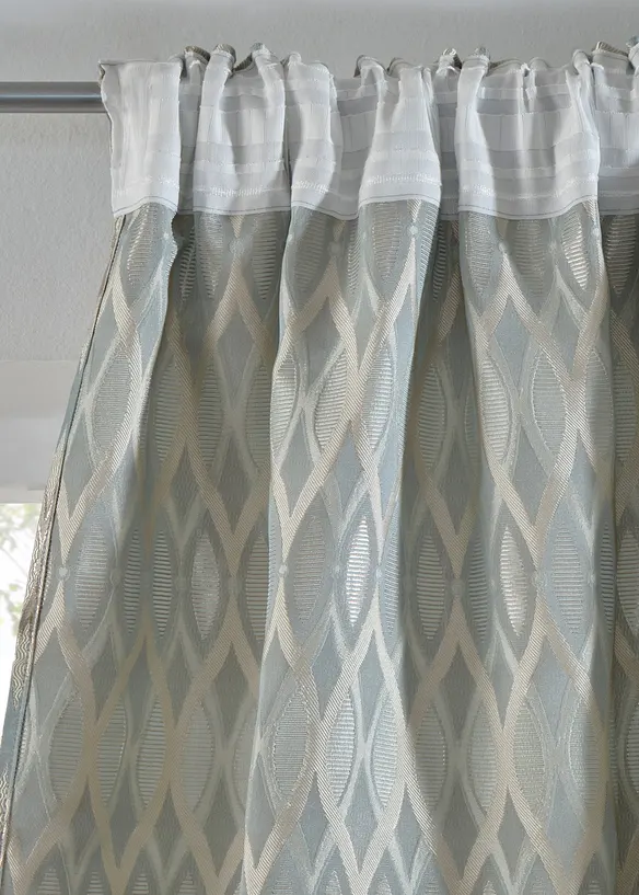 Rideau prêt-à-poser en jacquard (1 pce), bonprix