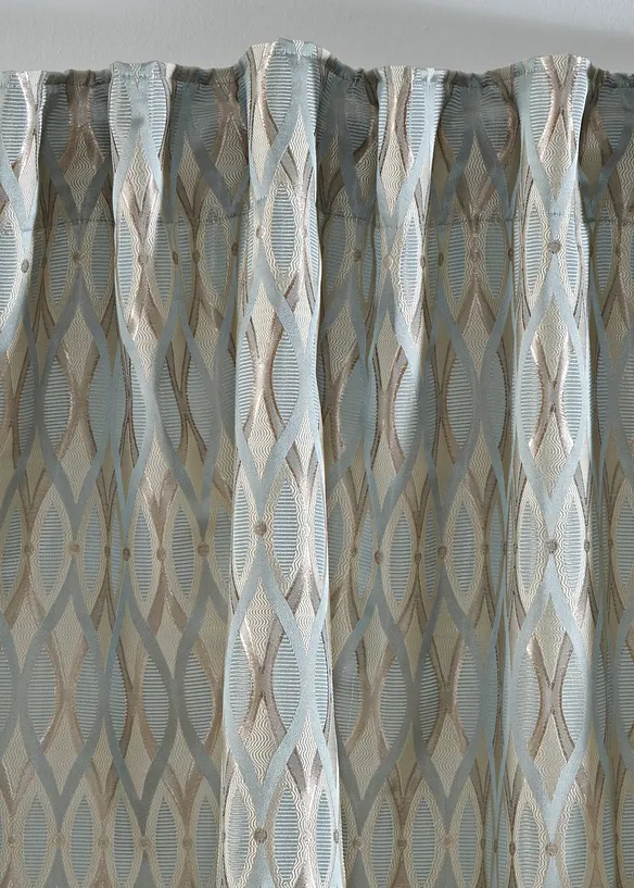 Rideau prêt-à-poser en jacquard (1 pce), bonprix