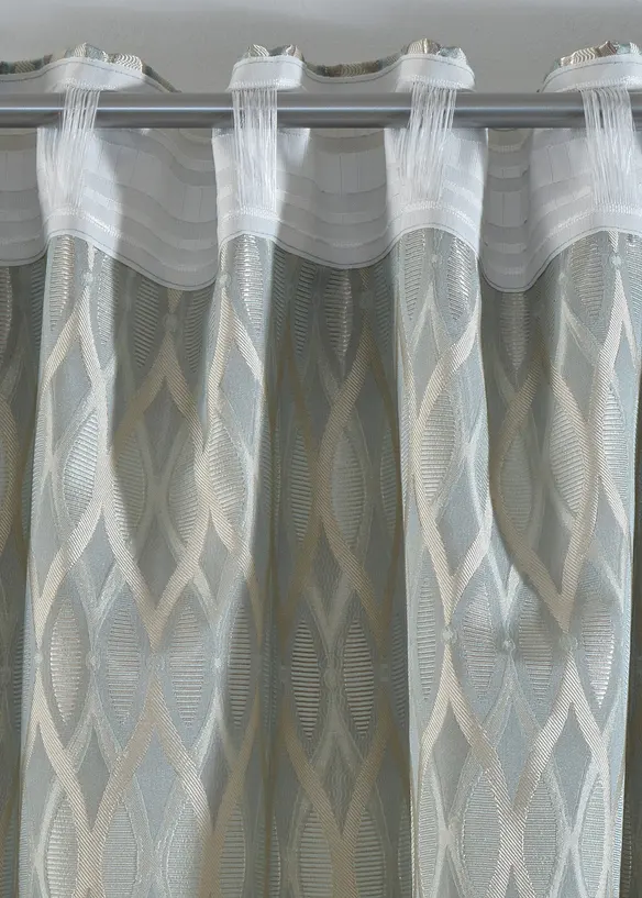 Rideau prêt-à-poser en jacquard (1 pce), bonprix