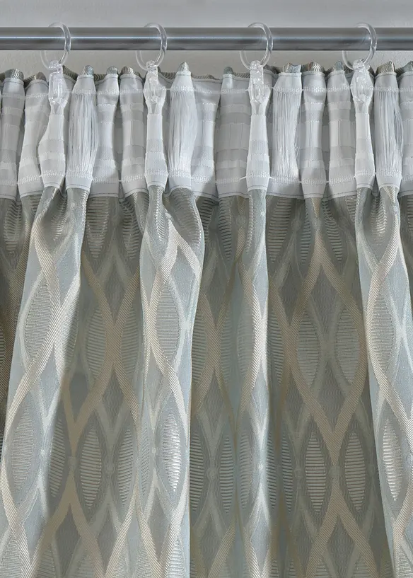 Rideau prêt-à-poser en jacquard (1 pce), bonprix