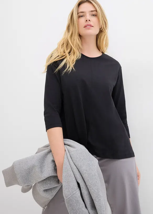 T-shirt boxy en coton, bonprix