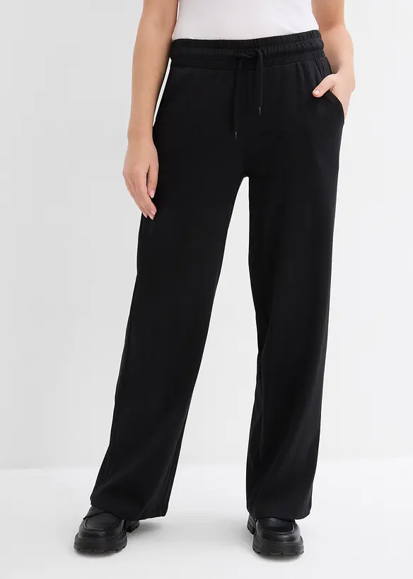 Pantalon en jersey interlock, bonprix