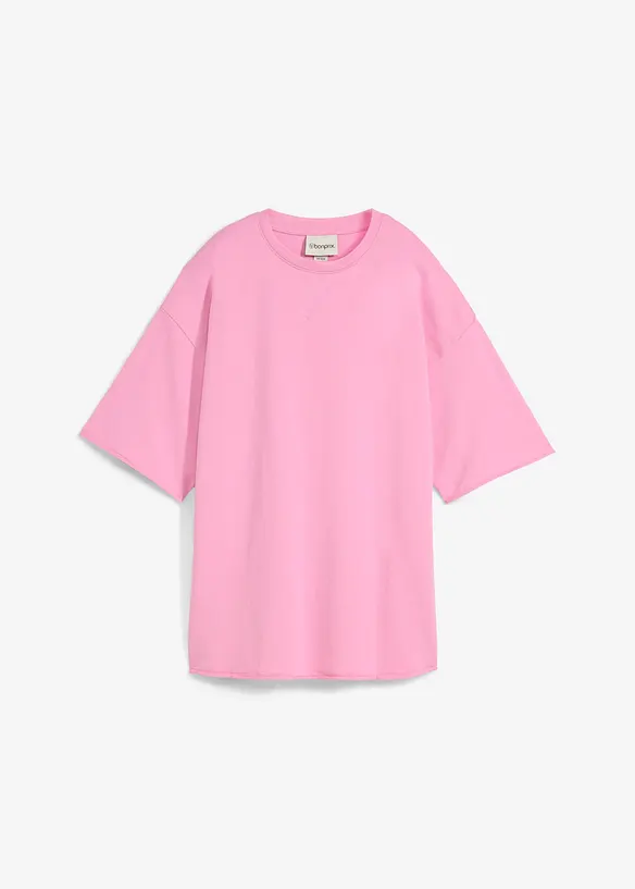 T-shirt long en molleton 100% coton, bonprix