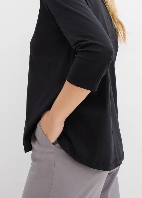 T-shirt boxy en coton, bonprix