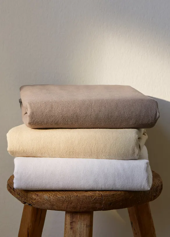 Drap-housse en flanelle, bonprix