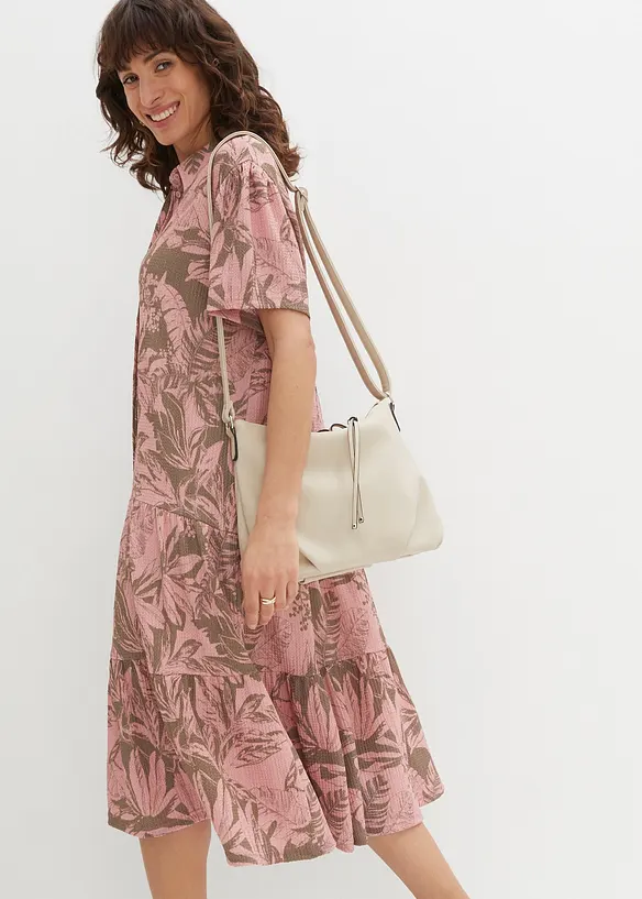 Robe polo en jersey, bonprix