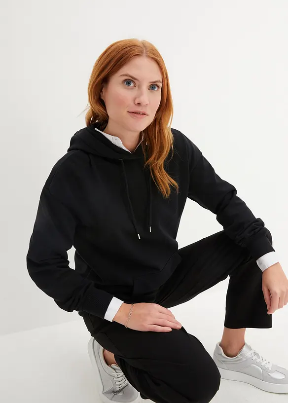 Sweat à capuche oversize, bonprix