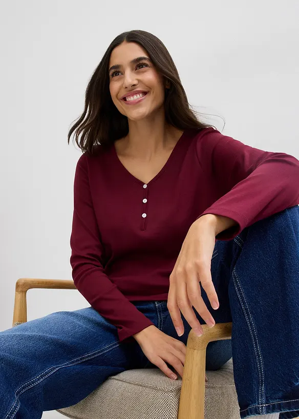 T-shirt manches longues, bonprix