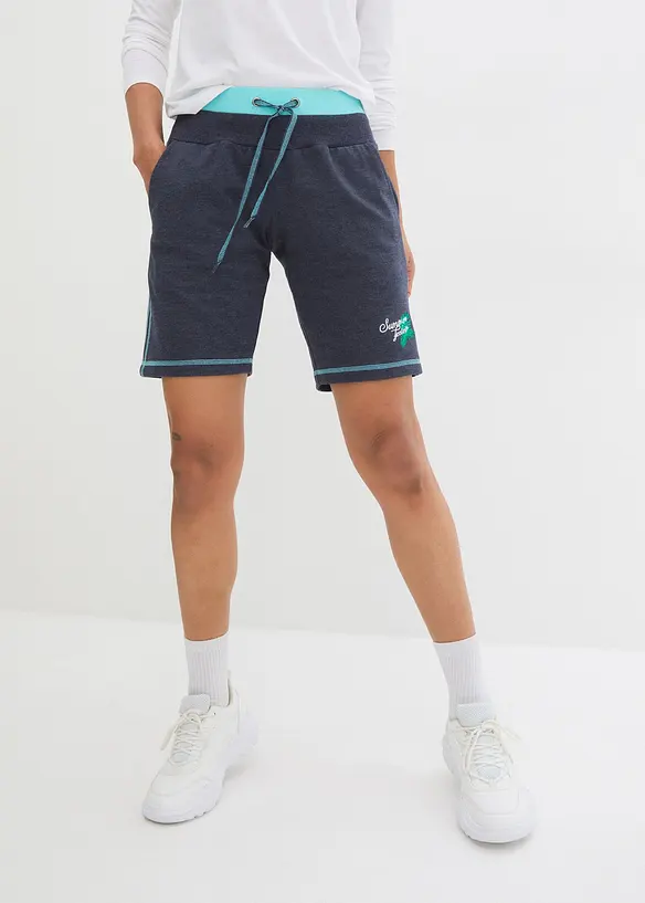 Short en molleton de coton mélangé, bonprix