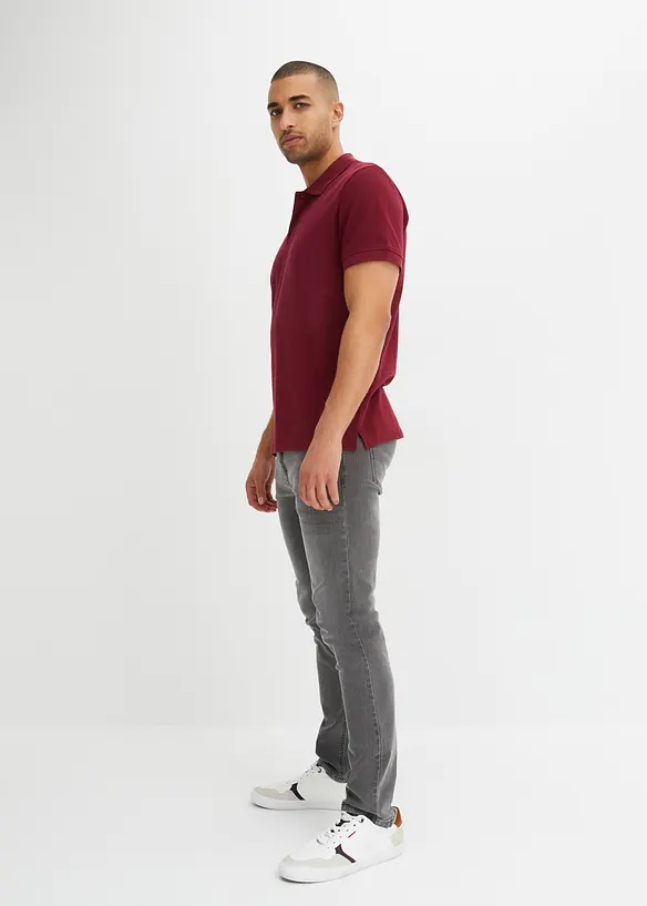 Polo en maille piquée 100% coton, bonprix