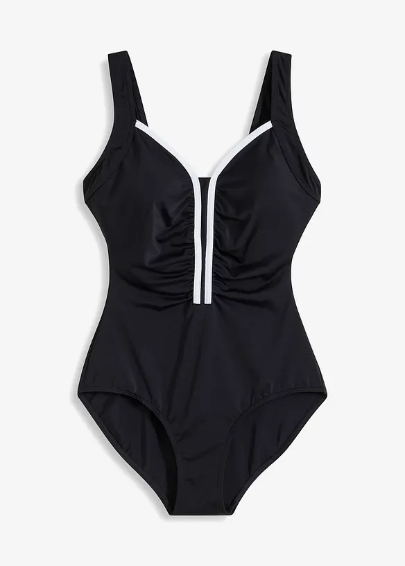 Maillot 1 pièce à passepoil, bonprix