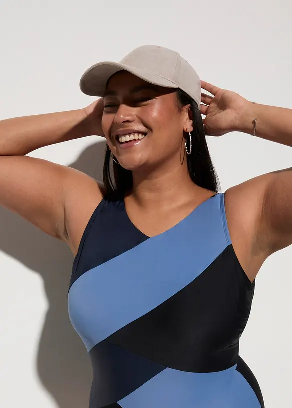 Maillot 1 pièce sculptant, maintien modéré, bonprix