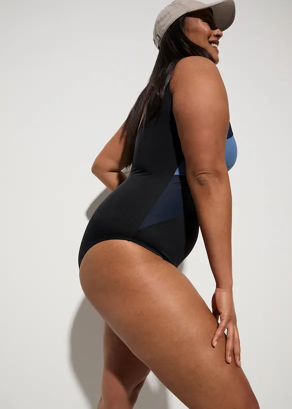 Maillot 1 pièce sculptant, maintien modéré, bonprix