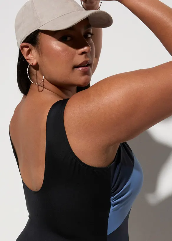 Maillot 1 pièce sculptant, maintien modéré, bonprix