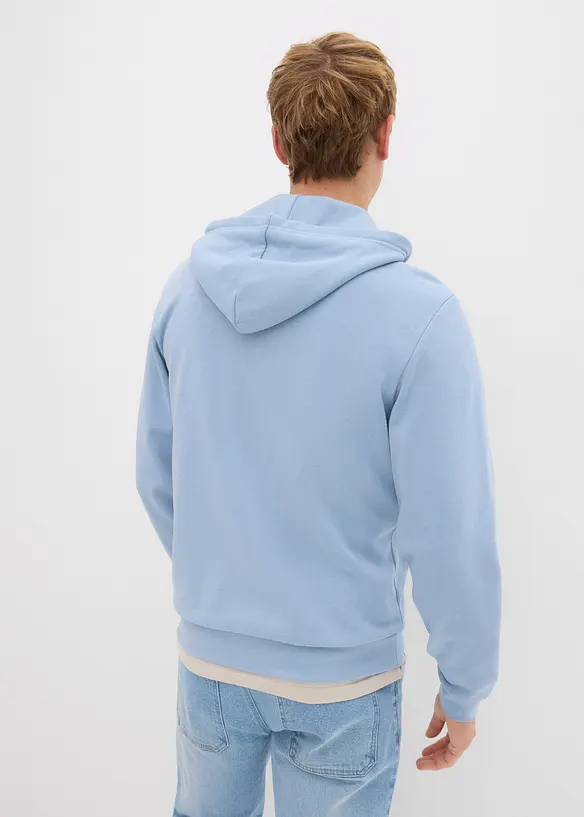 Sweat zipp&eacute; &agrave; capuche, bonprix