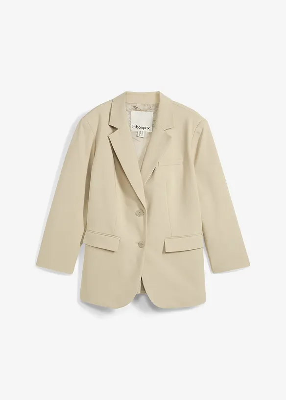Blazer oversize à épaules légèrement rembourrées, bonprix