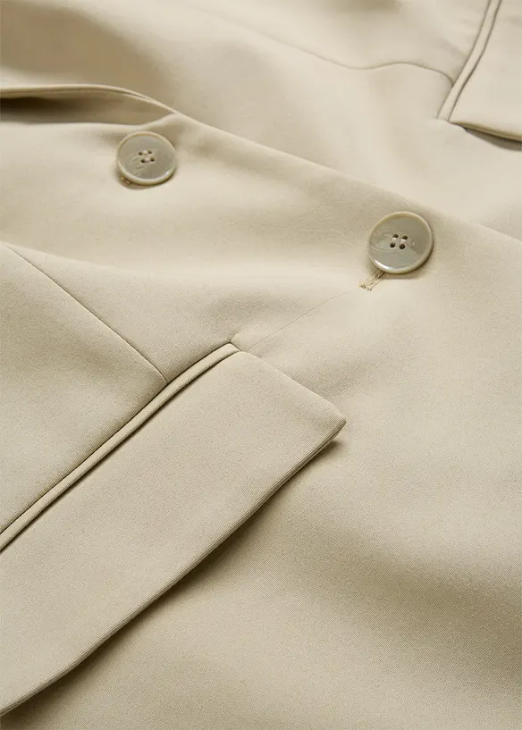 Blazer oversize à épaules légèrement rembourrées, bonprix