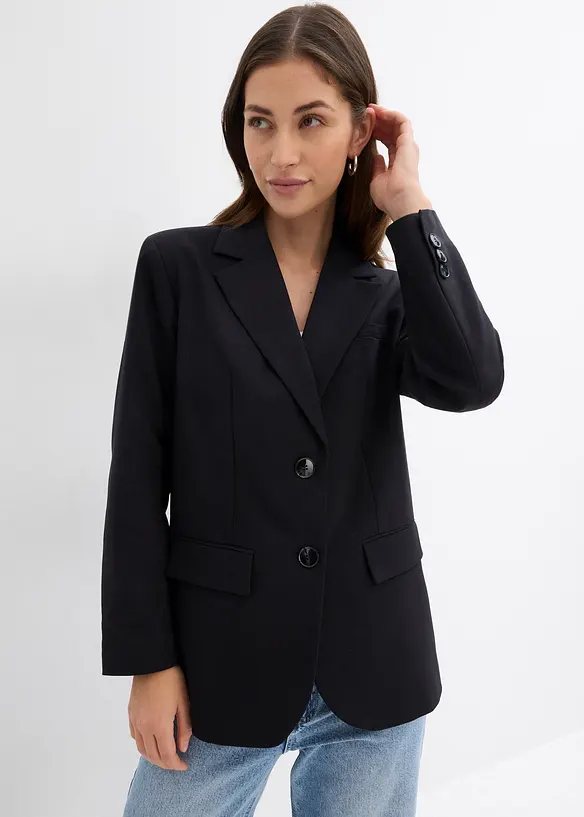 Blazer oversize à épaules légèrement rembourrées, bonprix