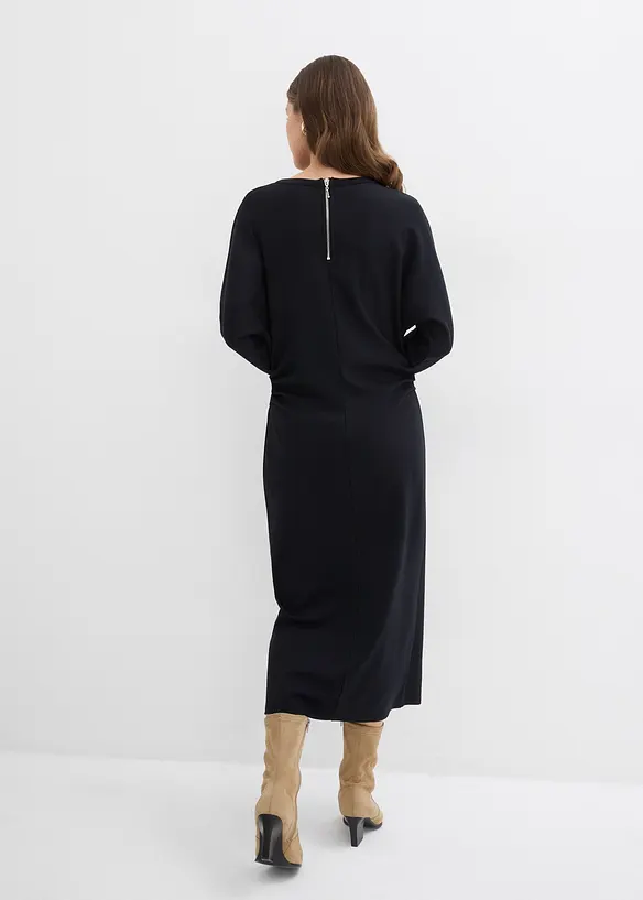 Robe midi en Punto di Roma confortable, bonprix