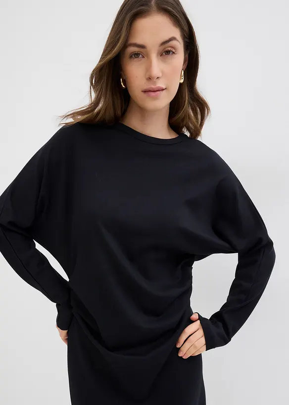 Robe midi en Punto di Roma confortable, bonprix