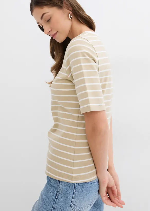 T-shirt &eacute;pais 100% coton, bonprix