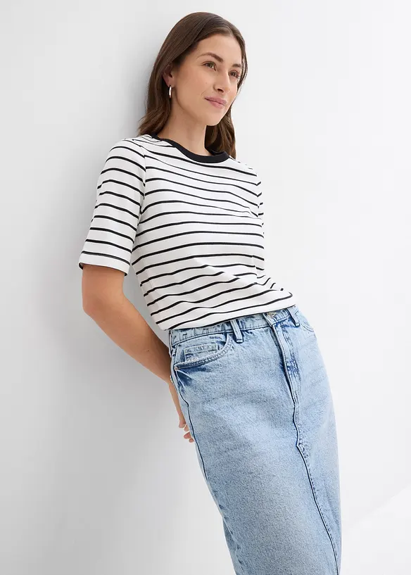 T-shirt épais 100% coton, bonprix