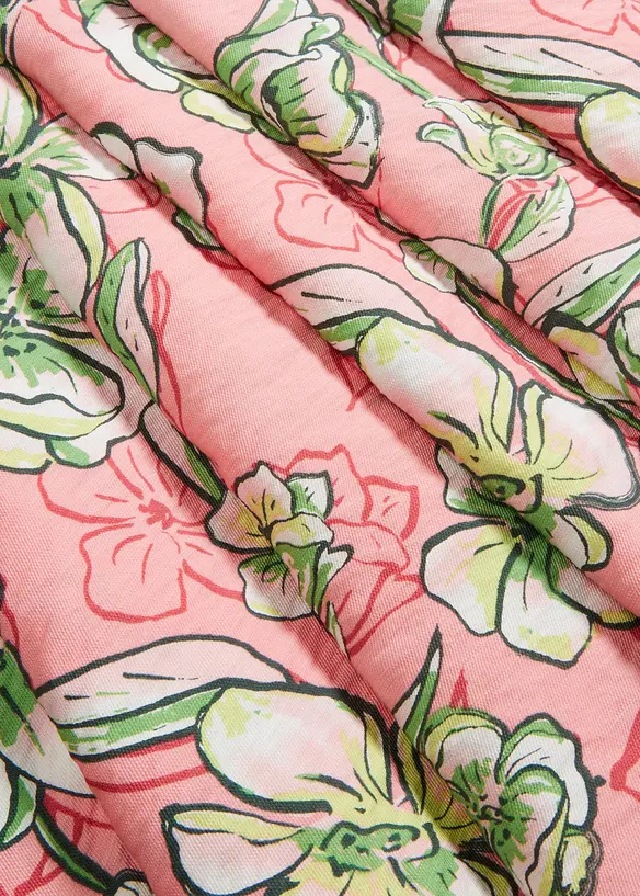 Jupe midi fluide en viscose mélangée, bonprix