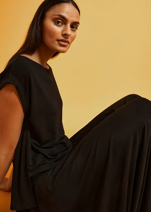 T-shirt oversize en viscose fluide, bonprix