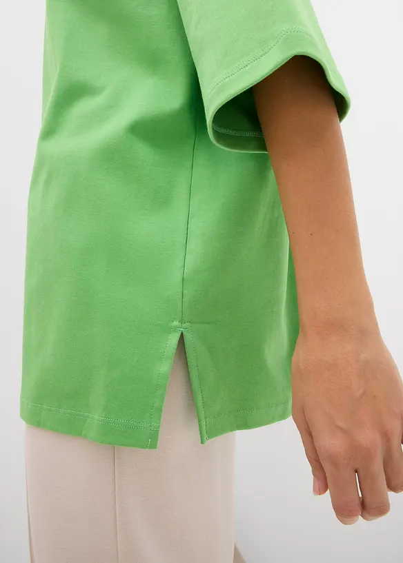 T-shirt long en interlock, bonprix