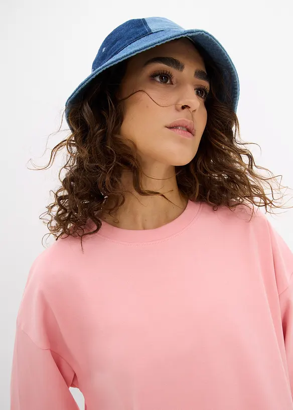 T-shirt long en interlock, bonprix