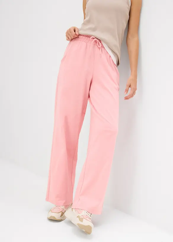 Pantalon en jersey interlock, bonprix