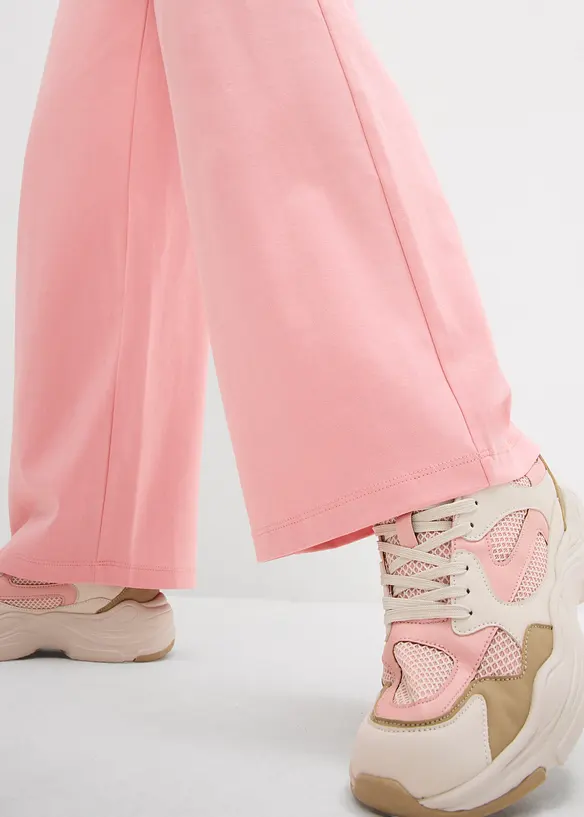 Pantalon en jersey interlock, bonprix