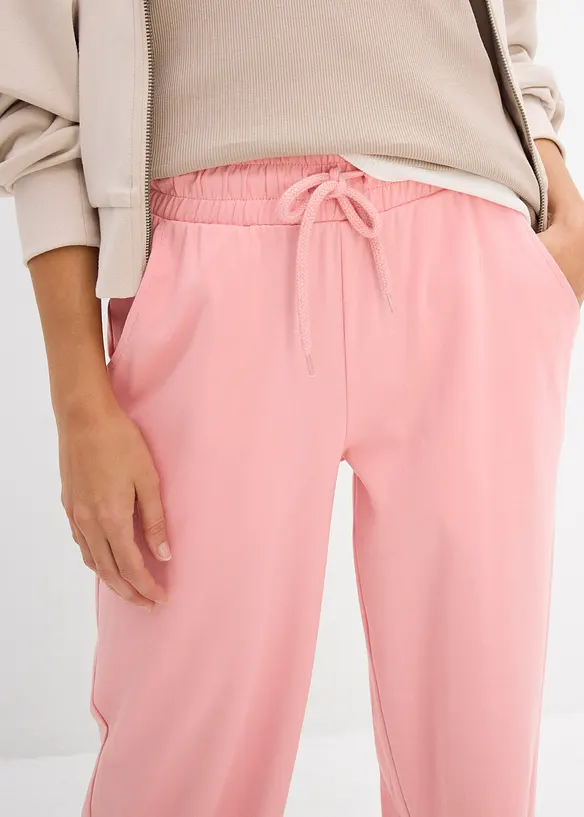 Pantalon en jersey interlock, bonprix