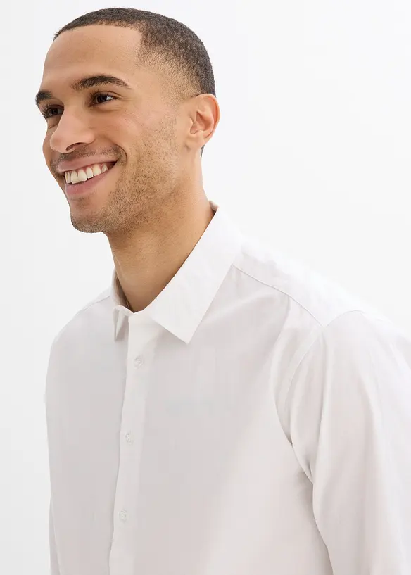 Chemise habillée Regular sans repassage 100% coton, bonprix